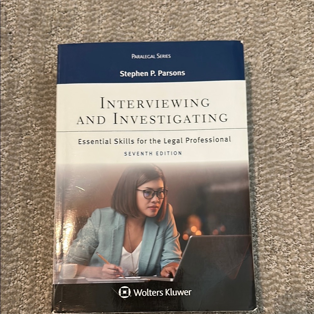 Interviewing and Investigating Book by Wolters Kluwer